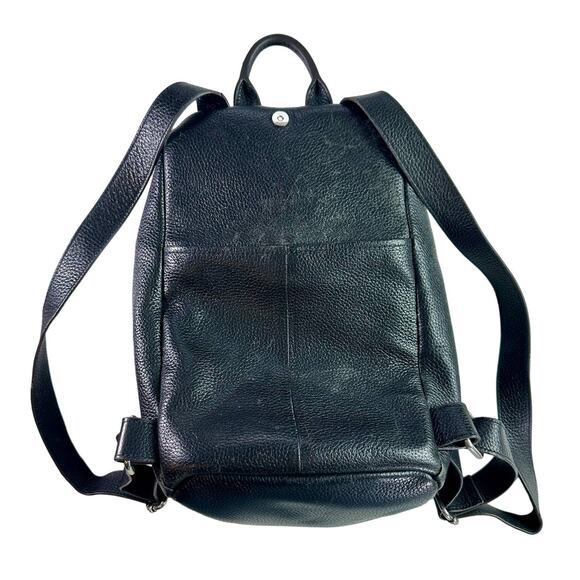 Aimee Kestenberg Tamitha Backpack Black Soft Pebbled Leather Silver Hardware - Picture 2 of 12